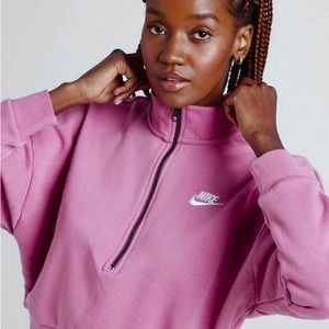 Nike Women’s Essential Cropped 1/4 Zip Sweatshirt Size M